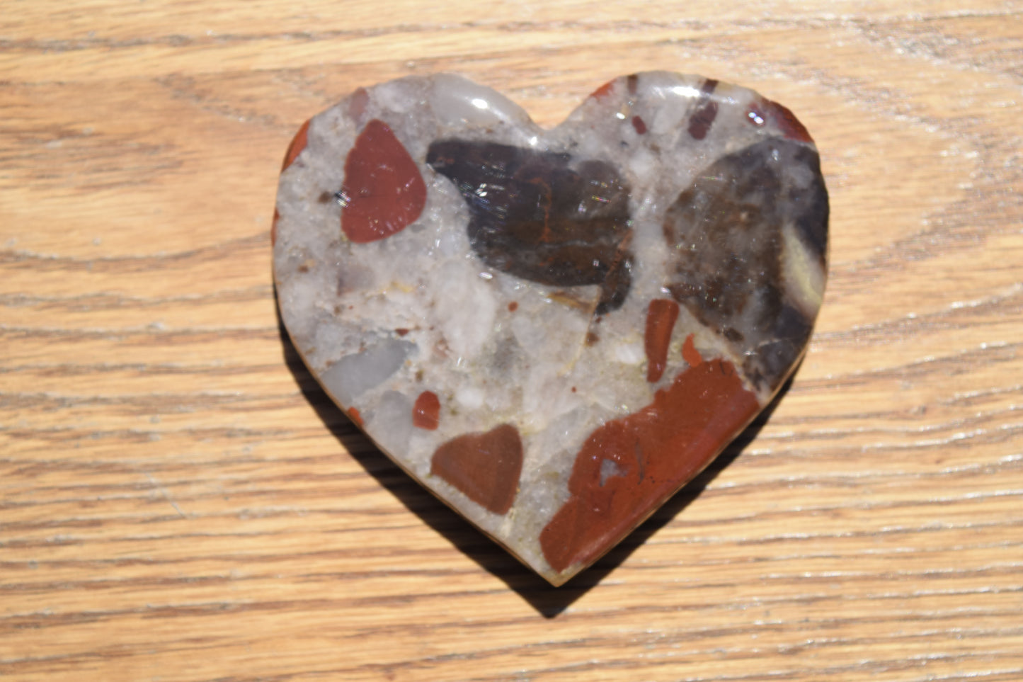 Puddingstone Heart Magnet