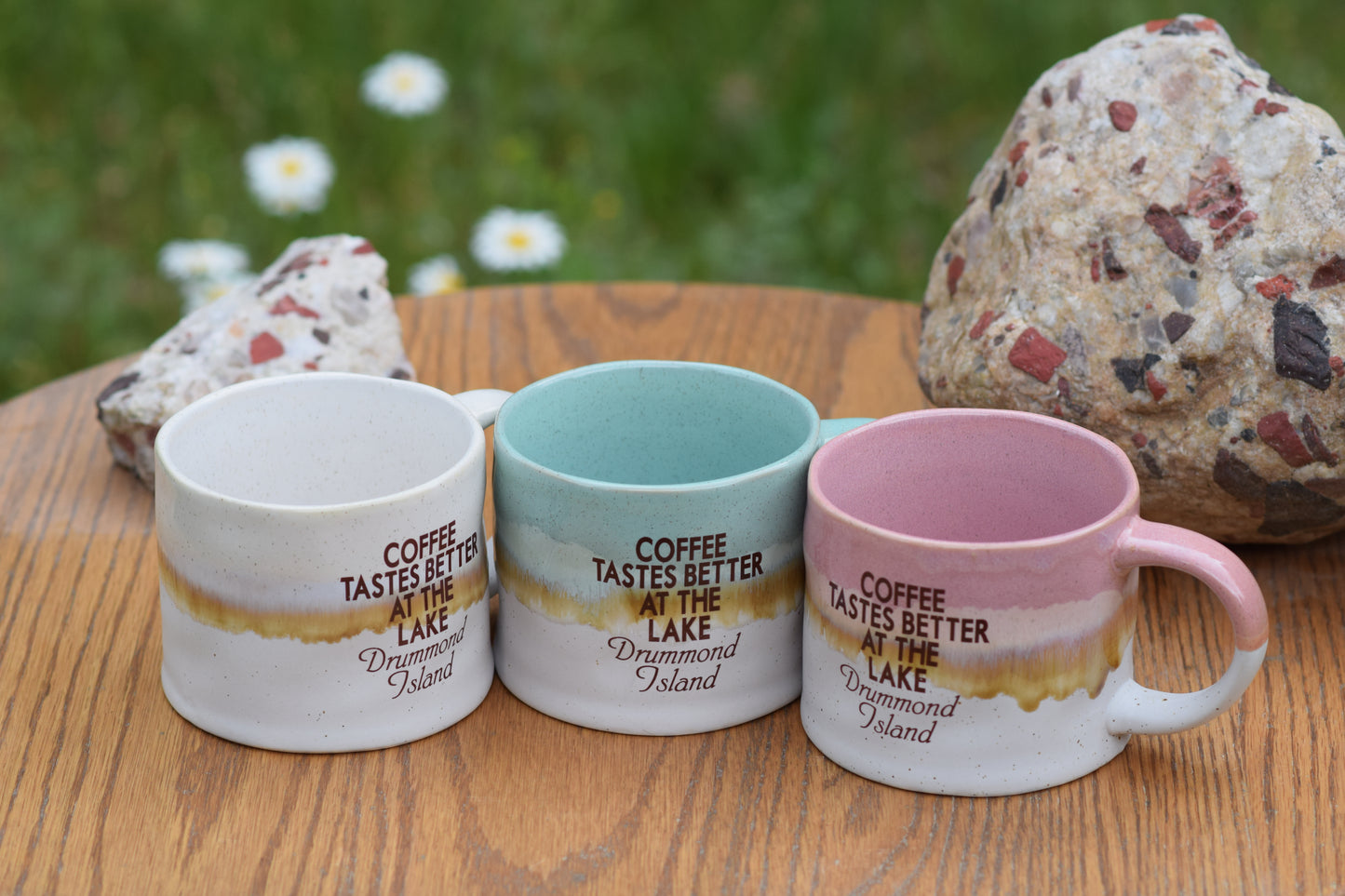 "Coffee Tastes Better at the Lake" DI Mug