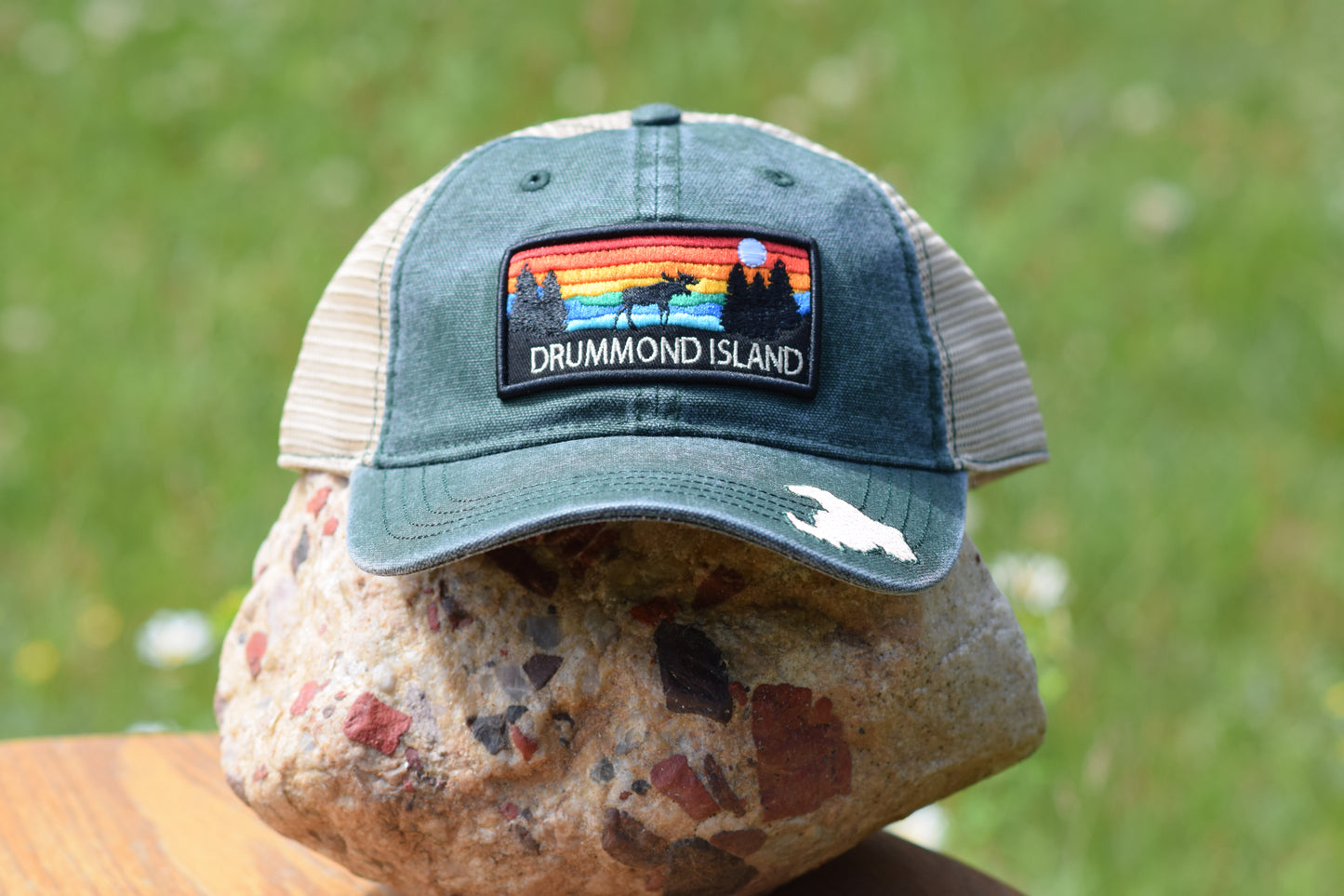 Green Drummond Island Trucker Hat