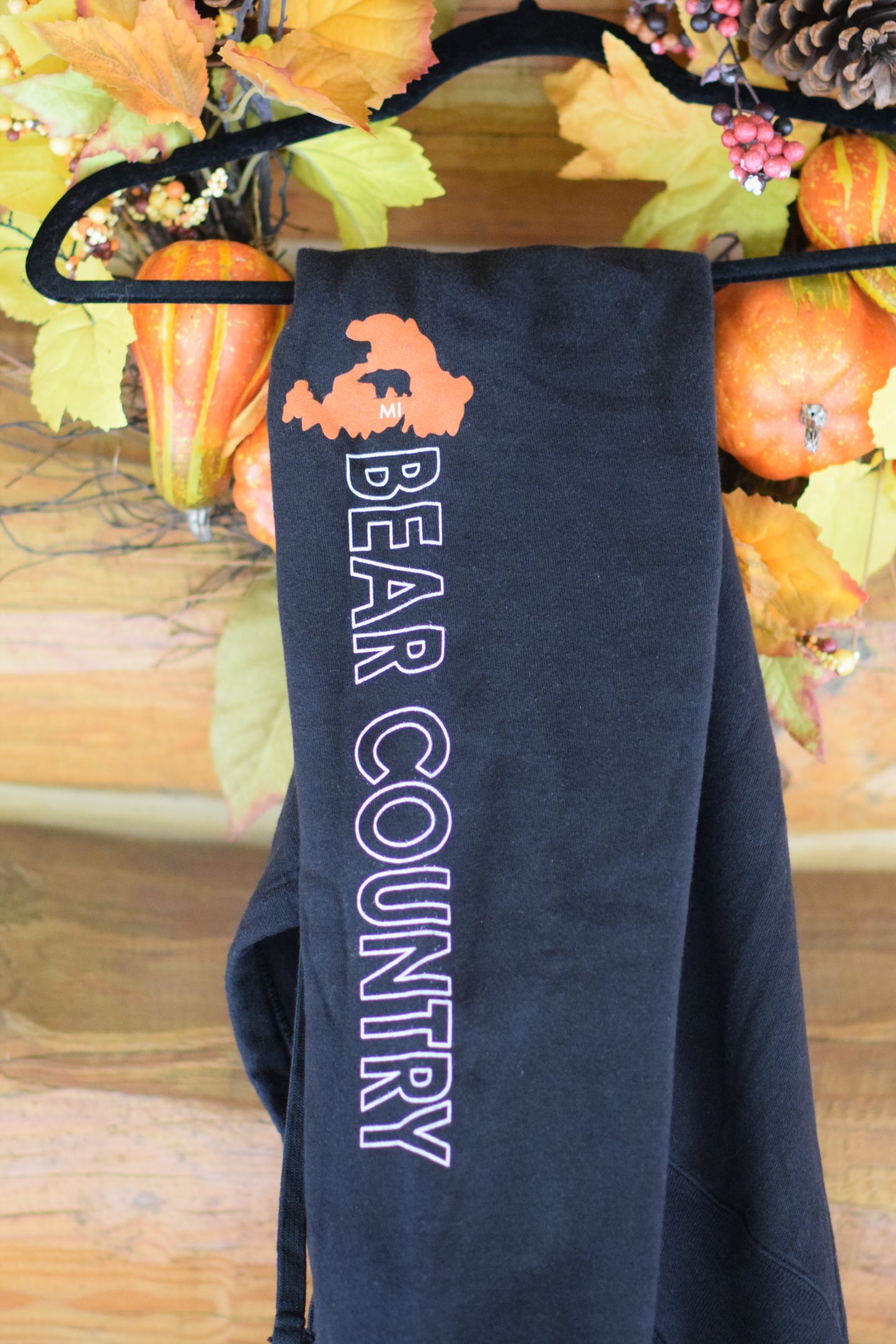 Bear Over Rainbow Drummond Island Long Sleeve Shirt
