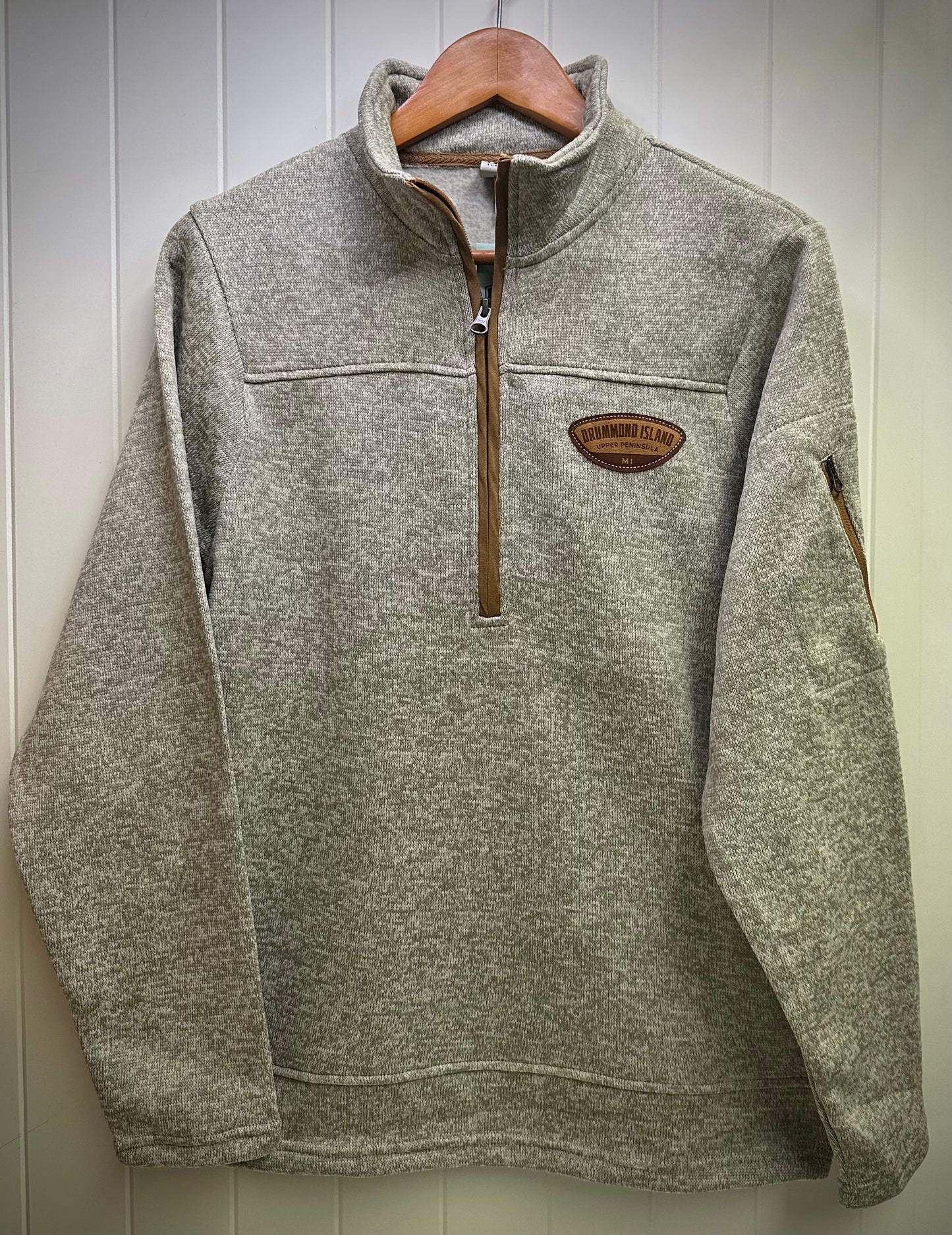JACE HALF ZIP, 7.8 oz polyester sweater fleece