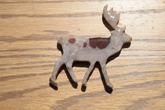 Puddingstone Large Deer Magnet