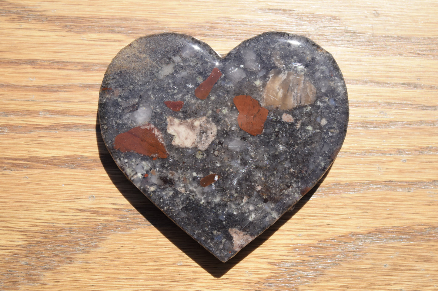 Puddingstone Heart Magnet