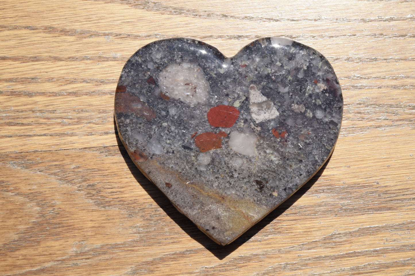 Puddingstone Heart Magnet