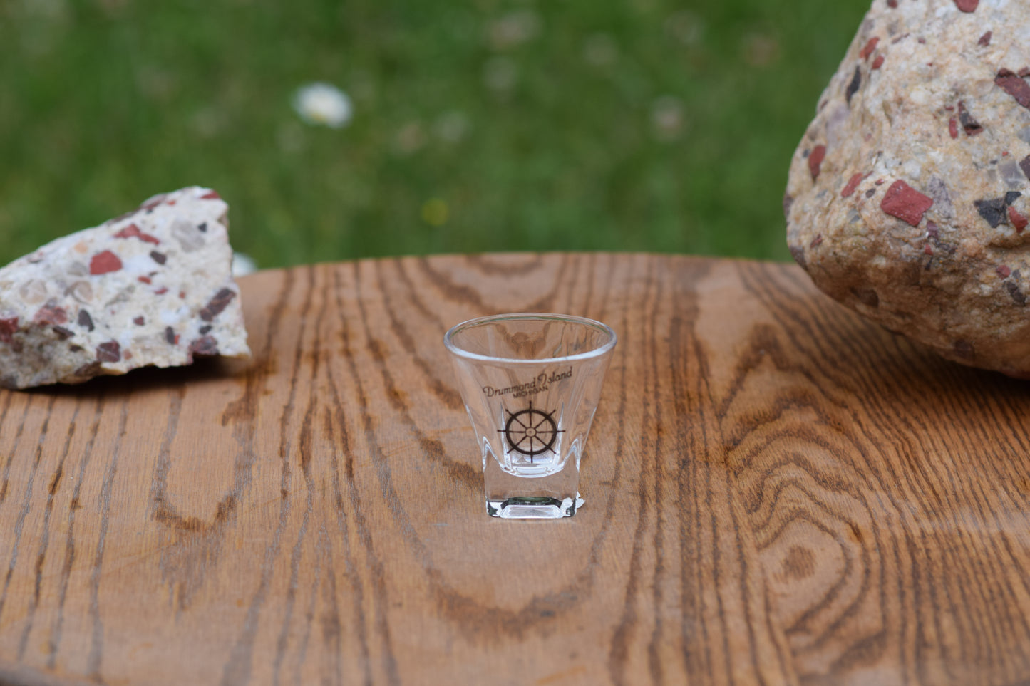 Ship Wheel Shot Glass