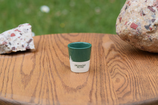 Two Tone Pine Tree Shot Glass