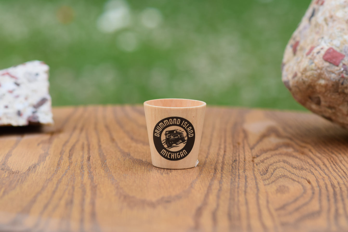 Wooden Shot Glass, SidexSide or Jeep