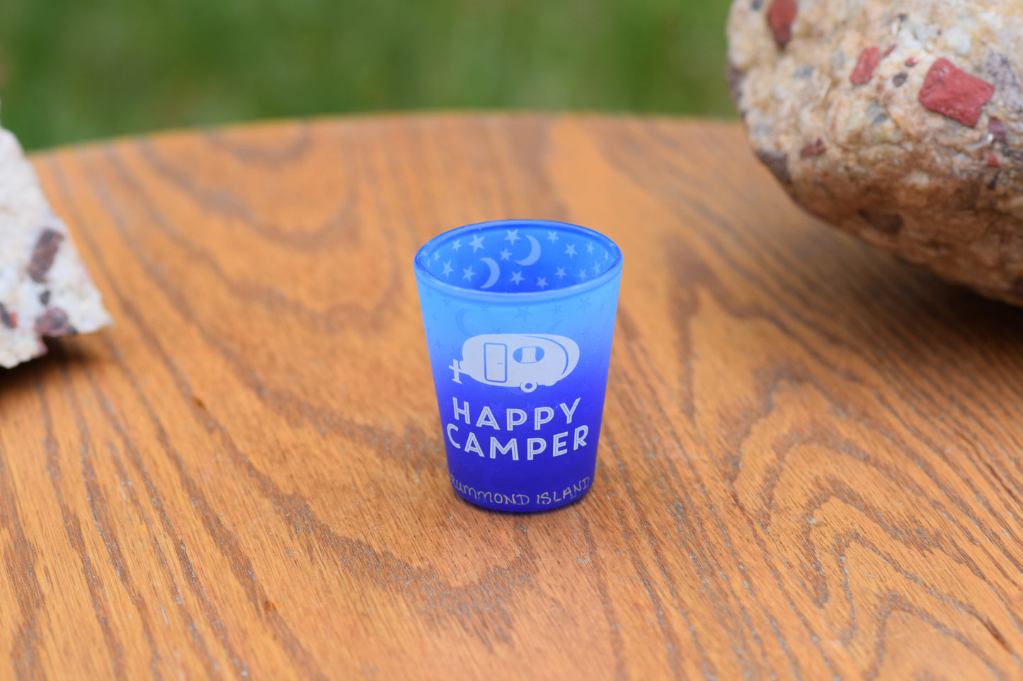 Happy Camper DI Shot Glass