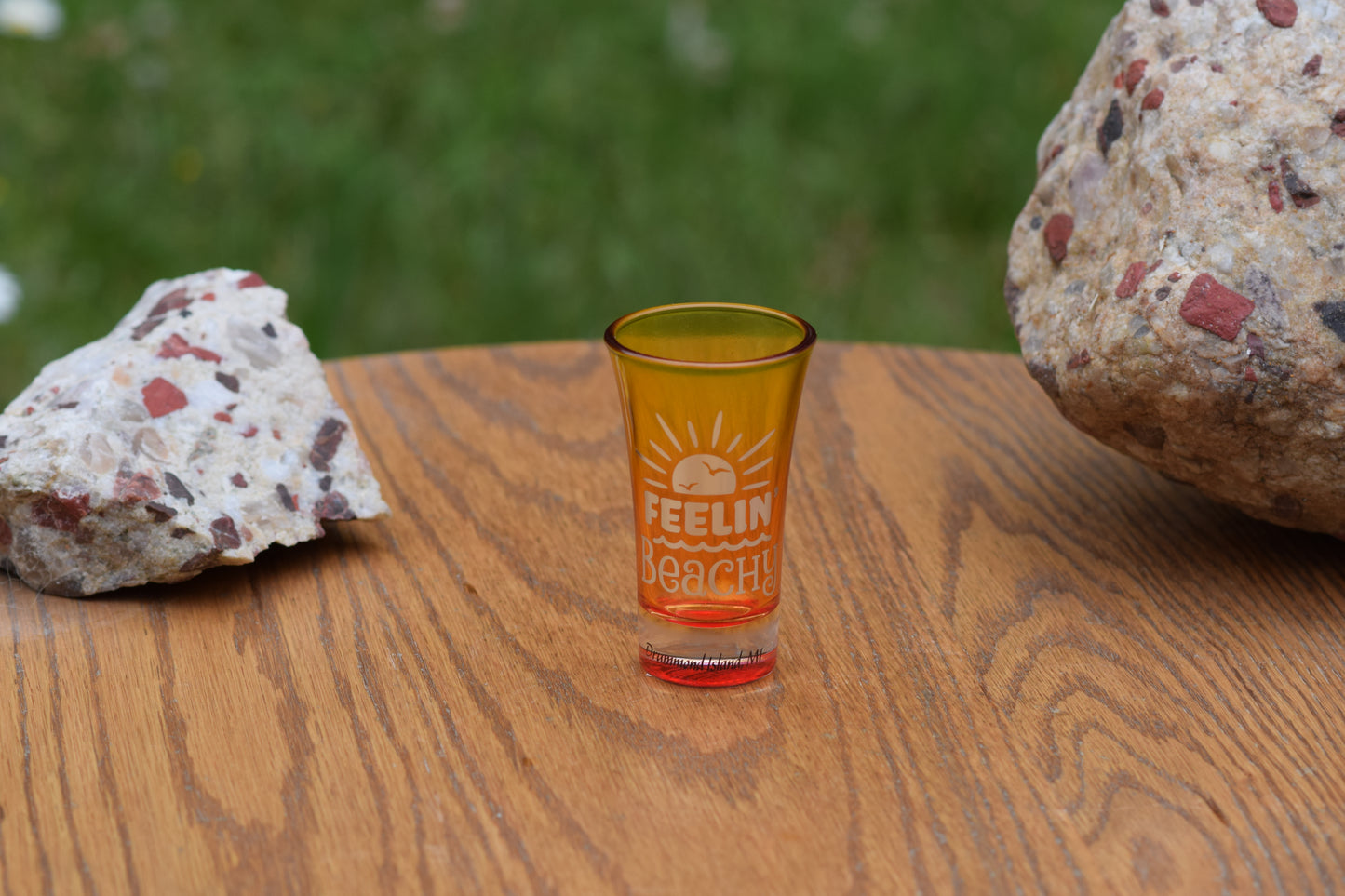 "Feelin' Beachy" DI Shot Glass