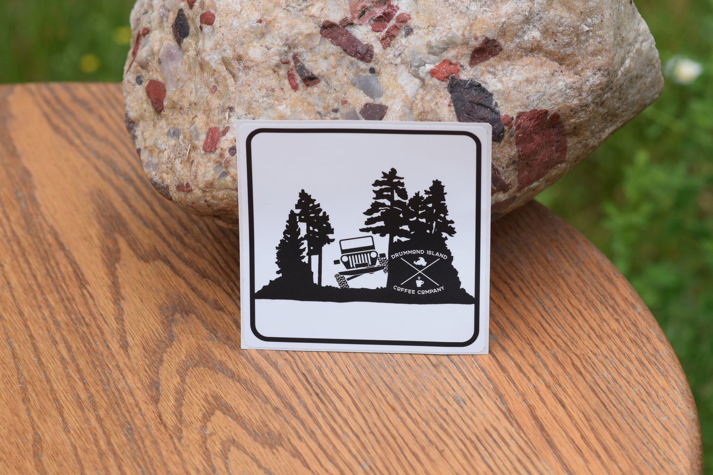 Drummond Island Coffee Company Large Sticker