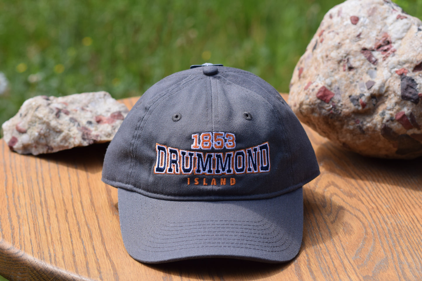 Grey 1853 Drummond Island Ball Cap