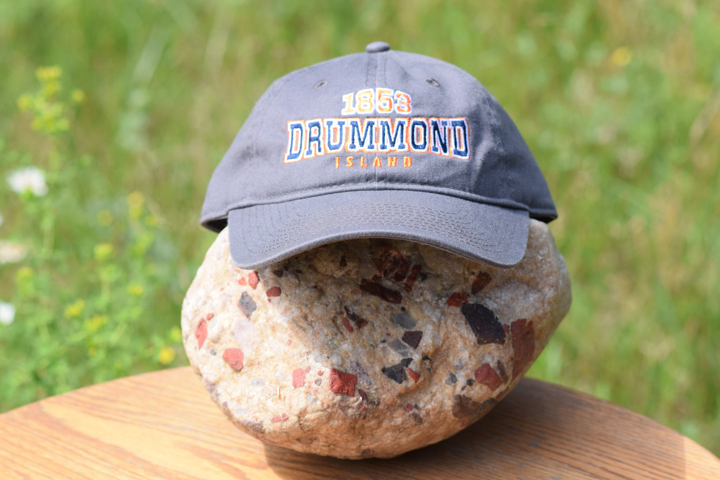 Grey 1853 Drummond Island Ball Cap