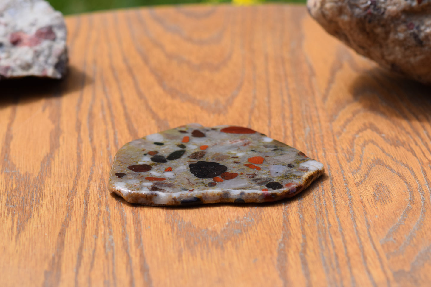 Puddingstone Slab Coaster