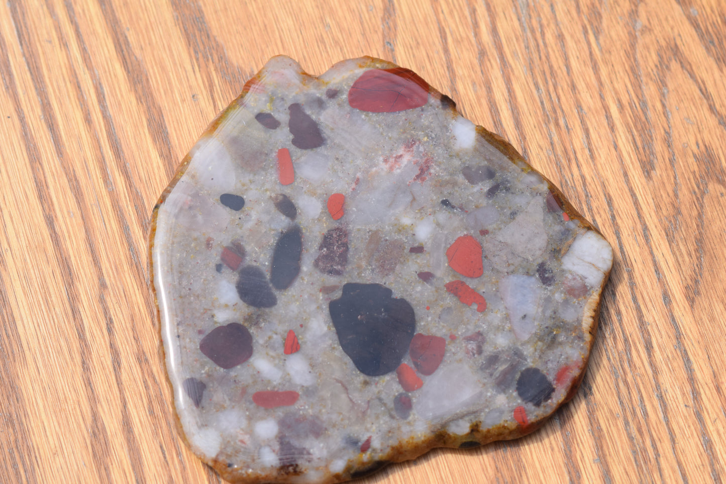 Puddingstone Slab Coaster