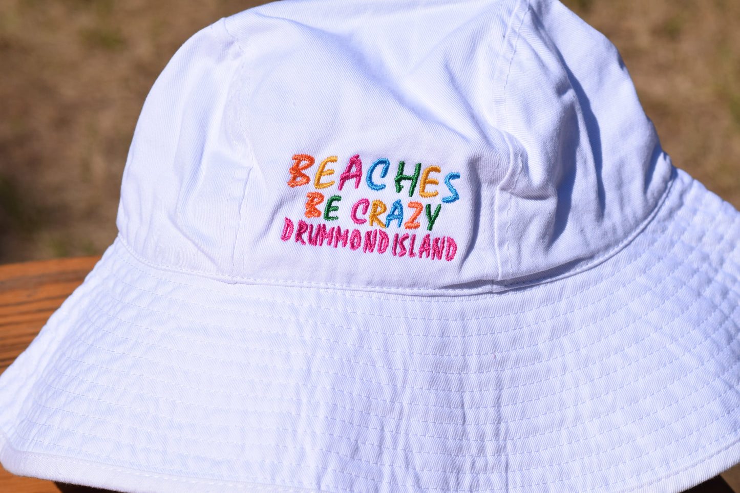 "Beaches Be Crazy" Bucket Hat