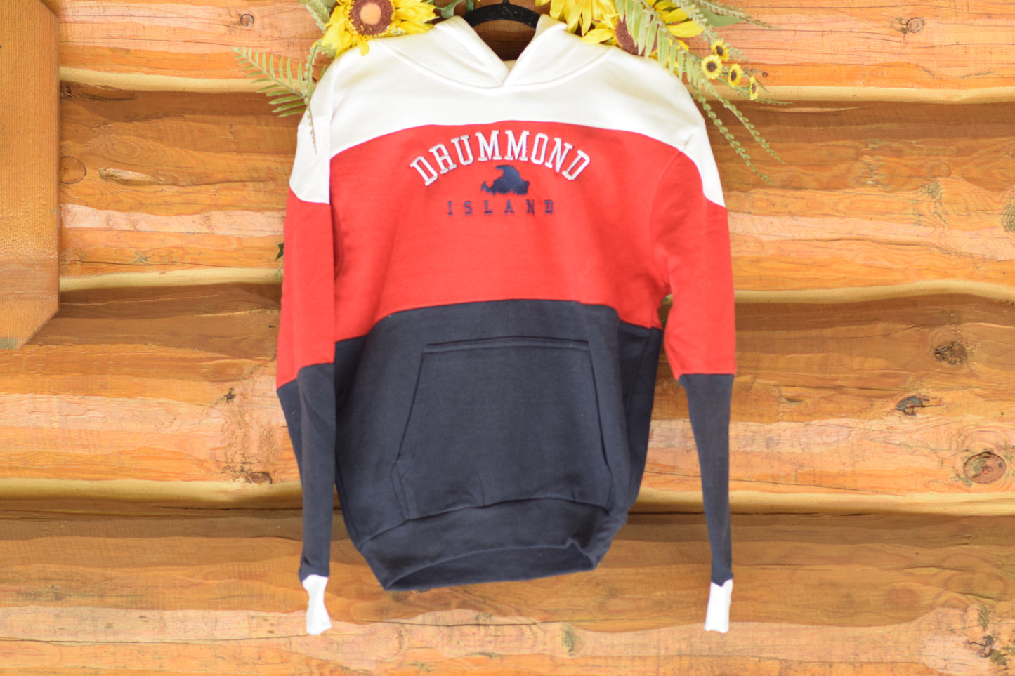 Embroidered DI Colorblock Hoodie