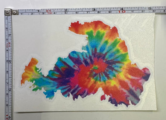 Drummond Island Tie Dye Sticker