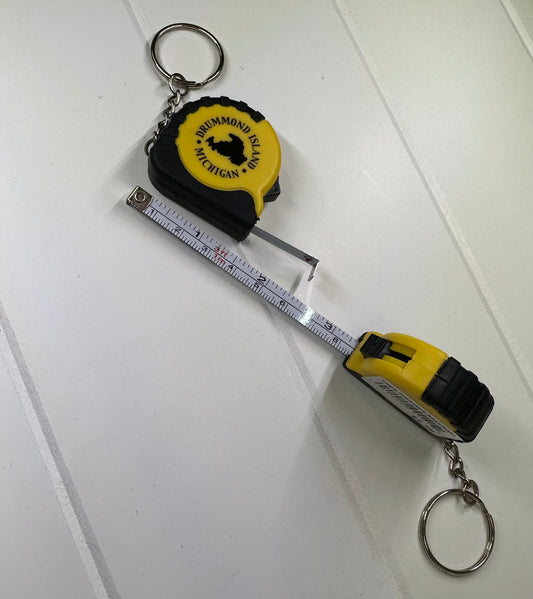 Drummond Island Keychain Tape Measure